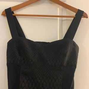 Sexy black mini dress